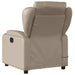 Massagestoel verstelbaar kunstleer cappuccinokleurig