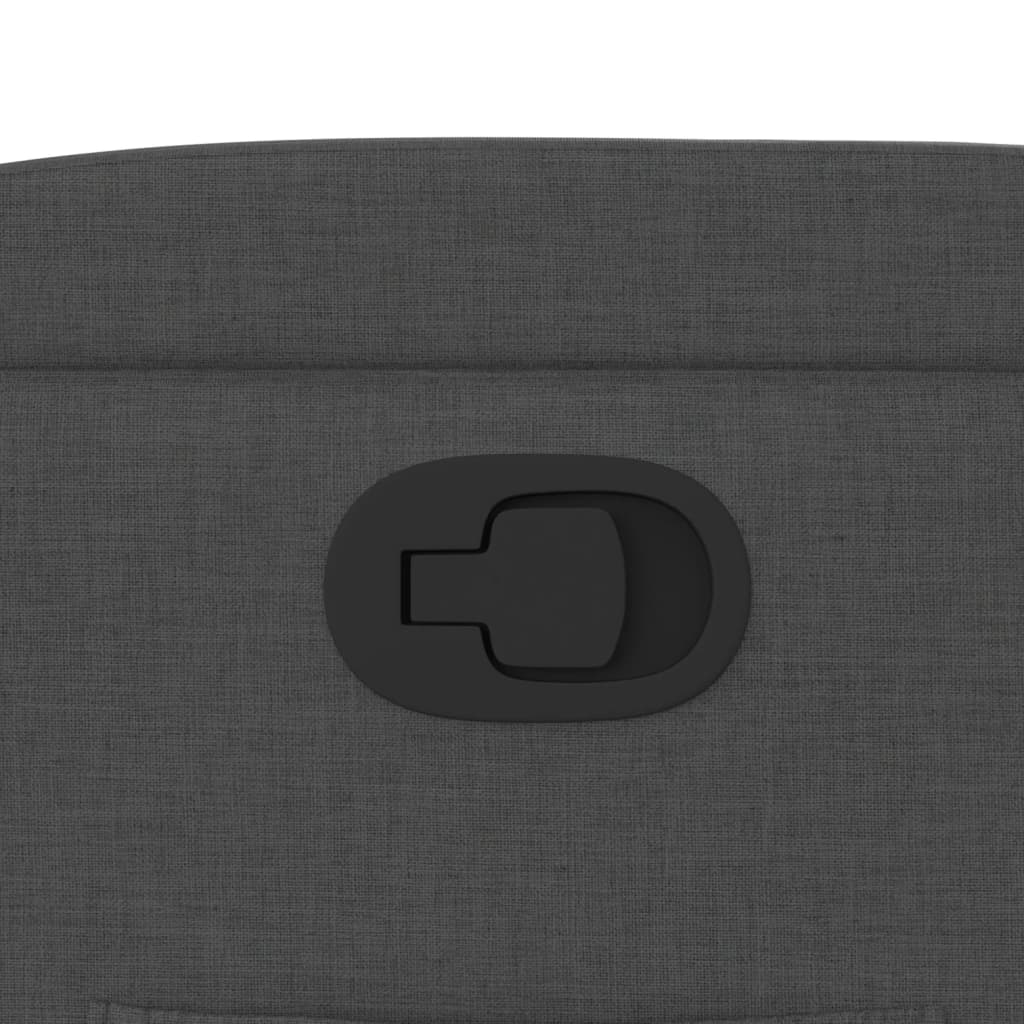 Relaxfauteuil Donkergrijze Stof 1