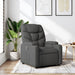 Relaxfauteuil Donkergrijze Stof 1