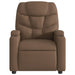 Fauteuil verstelbaar stof bruin