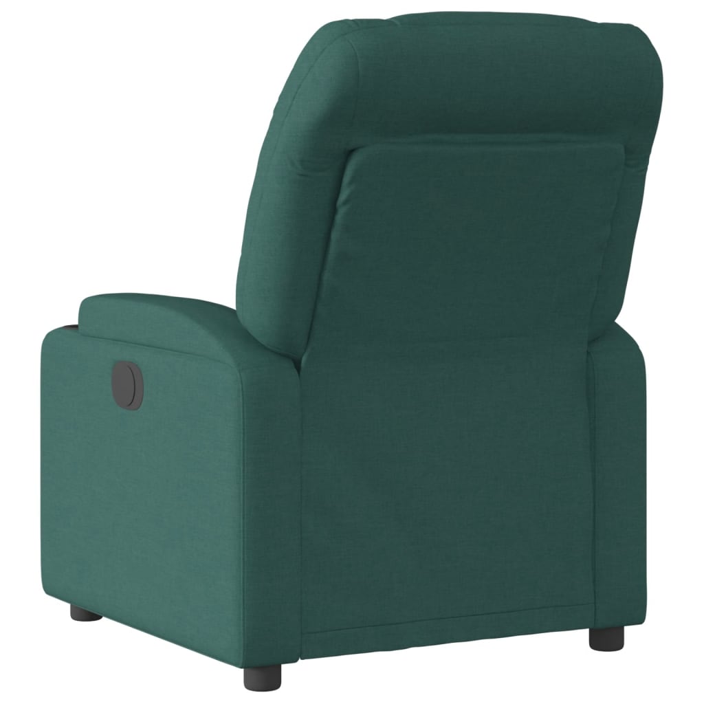 Fauteuil verstelbaar stof donkergroen