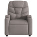Fauteuil verstelbaar stof taupe