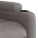 Massagestoel verstelbaar stof taupe