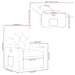 Relaxfauteuil Donkergrijze Stof 1