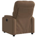Fauteuil verstelbaar stof bruin
