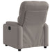 Fauteuil verstelbaar stof taupe