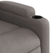 Massagestoel verstelbaar stof taupe