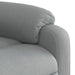 Fauteuil verstelbaar stof lichtgrijs