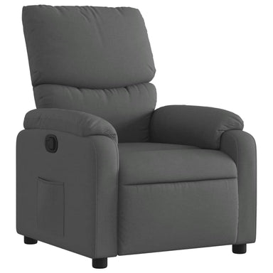 Fauteuil verstelbaar stof donkergrijs