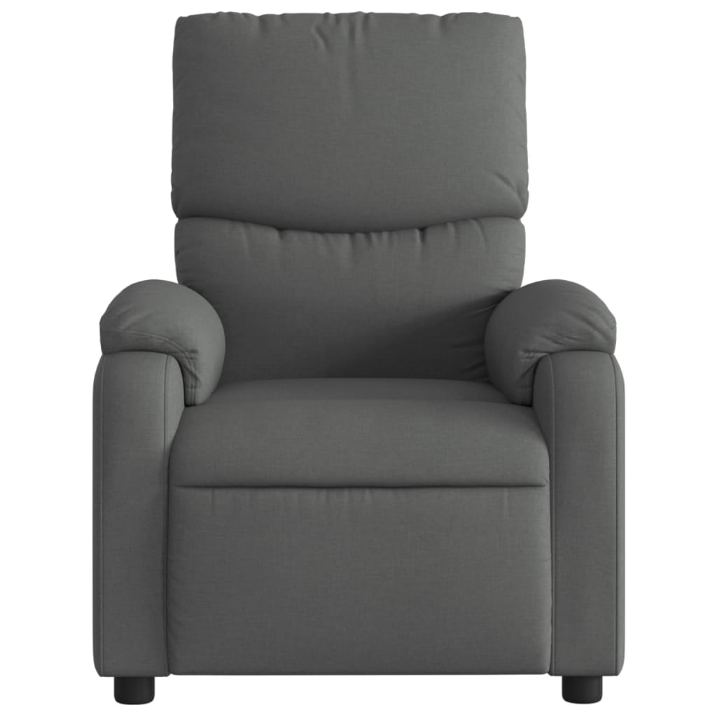 Fauteuil verstelbaar stof donkergrijs
