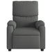 Fauteuil verstelbaar stof donkergrijs