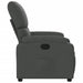 Fauteuil verstelbaar stof donkergrijs