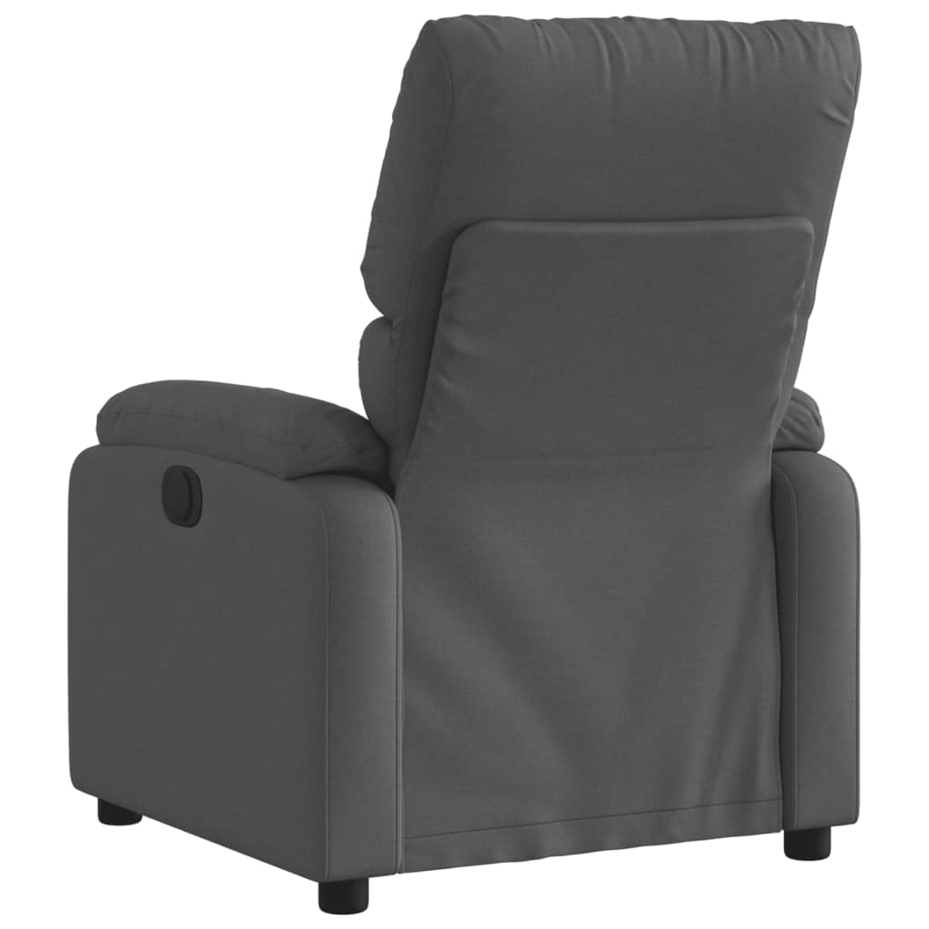 Fauteuil verstelbaar stof donkergrijs
