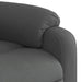Fauteuil verstelbaar stof donkergrijs