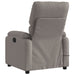 Massagestoel verstelbaar stof taupe