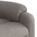Massagestoel verstelbaar stof taupe