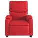 Fauteuil verstelbaar kunstleer rood