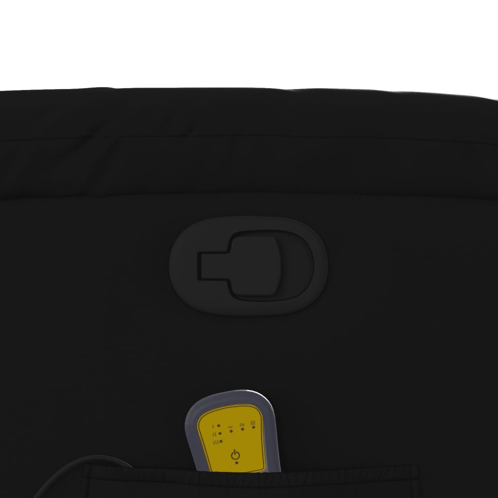 Massagestoel verstelbaar kunstleer zwart