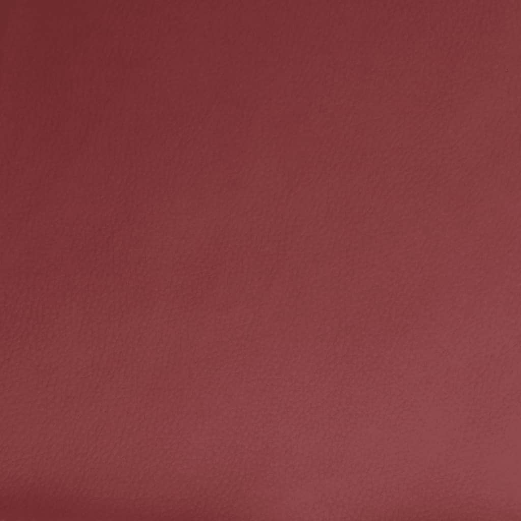 Massagestoel verstelbaar kunstleer wijnrood