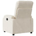 Fauteuil verstelbaar microvezelstof beige