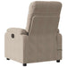 Massagestoel microvezelstof taupe