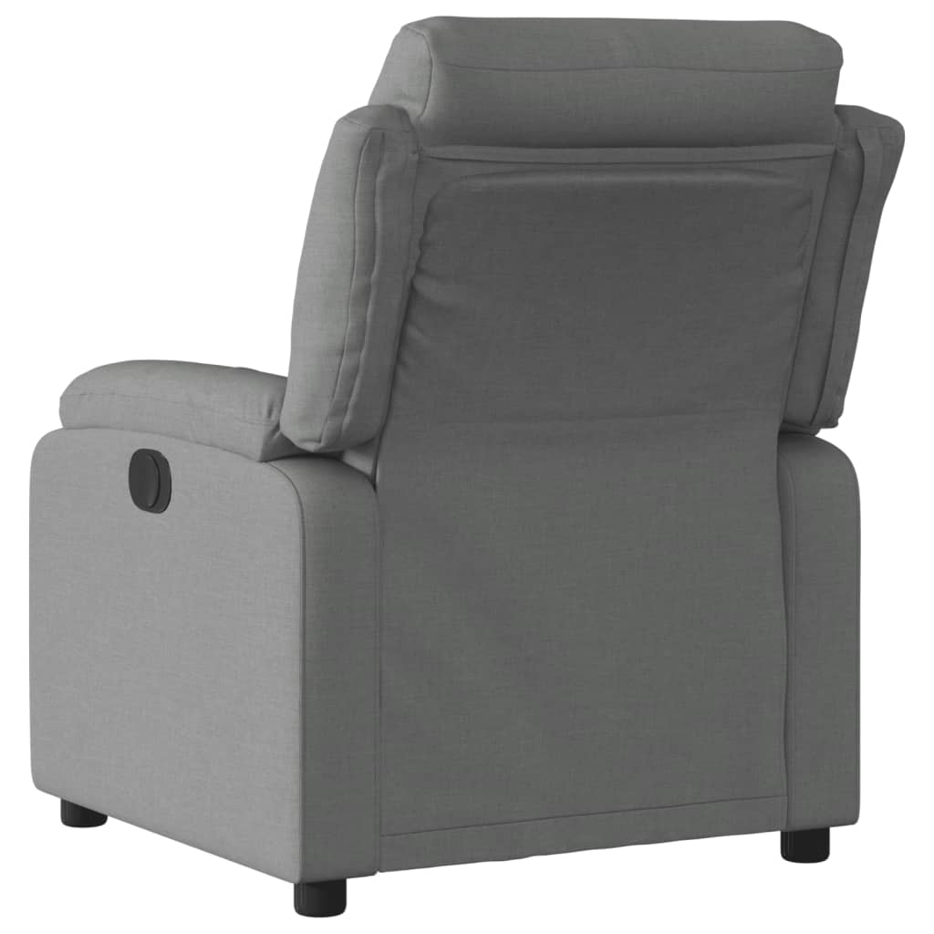 Fauteuil verstelbaar stof donkergrijs