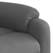 Fauteuil verstelbaar stof donkergrijs