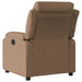 Fauteuil verstelbaar stof bruin