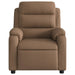 Fauteuil verstelbaar stof bruin