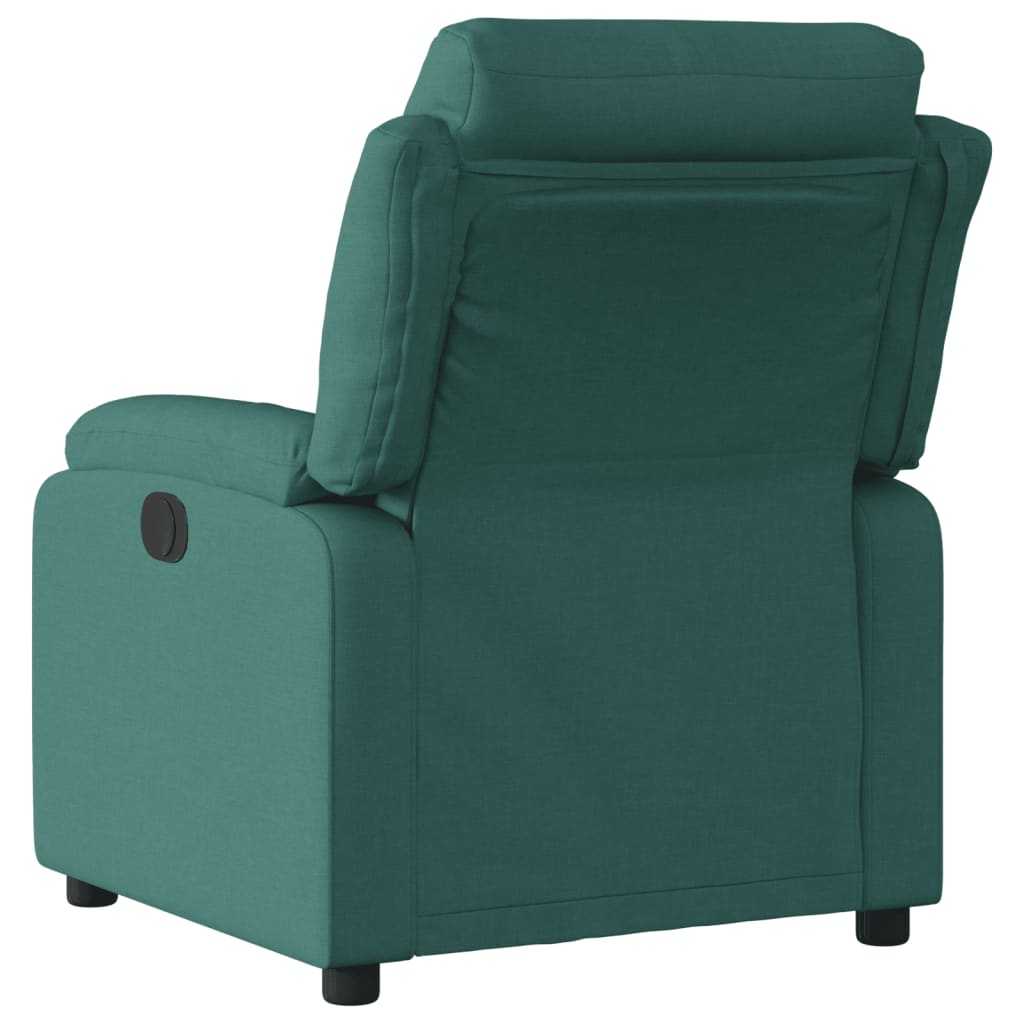 Fauteuil verstelbaar stof donkergroen