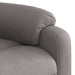 Fauteuil verstelbaar stof taupe