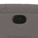 Fauteuil verstelbaar stof taupe