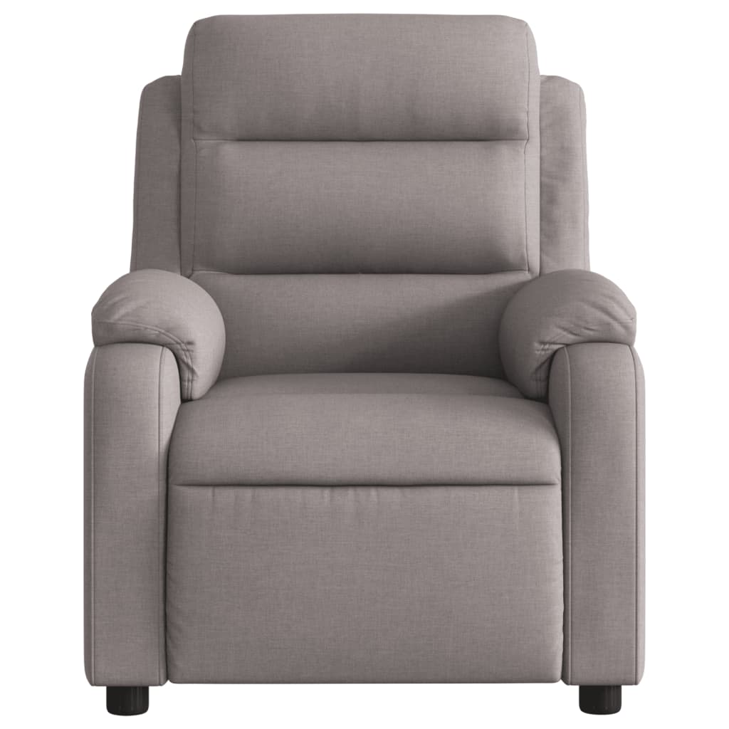 Massagestoel verstelbaar stof taupe