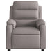 Massagestoel verstelbaar stof taupe