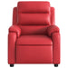 Fauteuil verstelbaar kunstleer rood