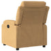 Fauteuil verstelbaar fluweel bruin