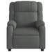 Fauteuil verstelbaar stof donkergrijs