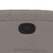 Fauteuil verstelbaar stof taupe