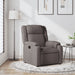 Fauteuil verstelbaar stof taupe