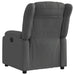 Fauteuil verstelbaar stof donkergrijs