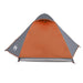 Koepeltent 2-persoons waterdicht oranje