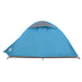 Koepeltent 2-persoons waterdicht blauw