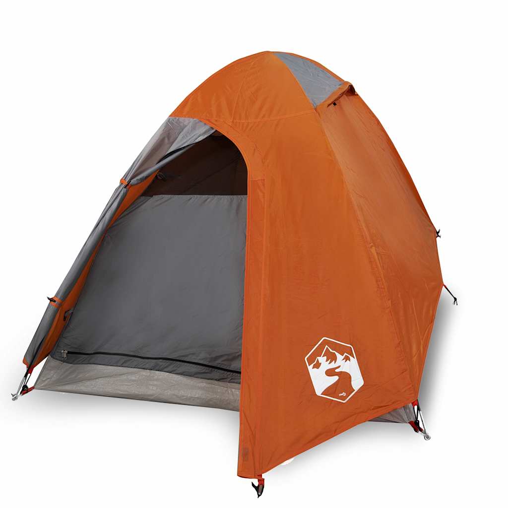 Koepeltent 2-persoons waterdicht oranje
