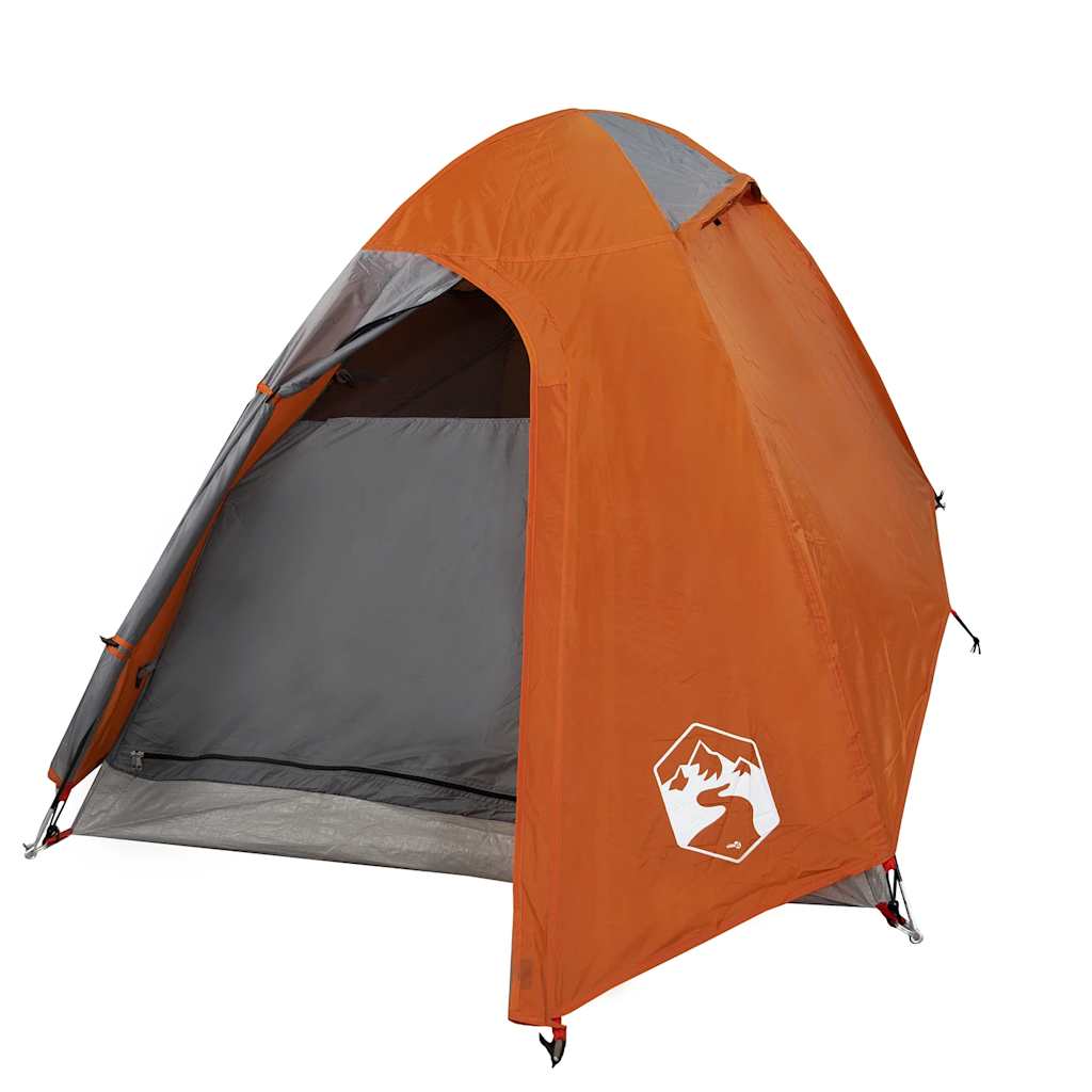 Koepeltent 2-persoons waterdicht oranje
