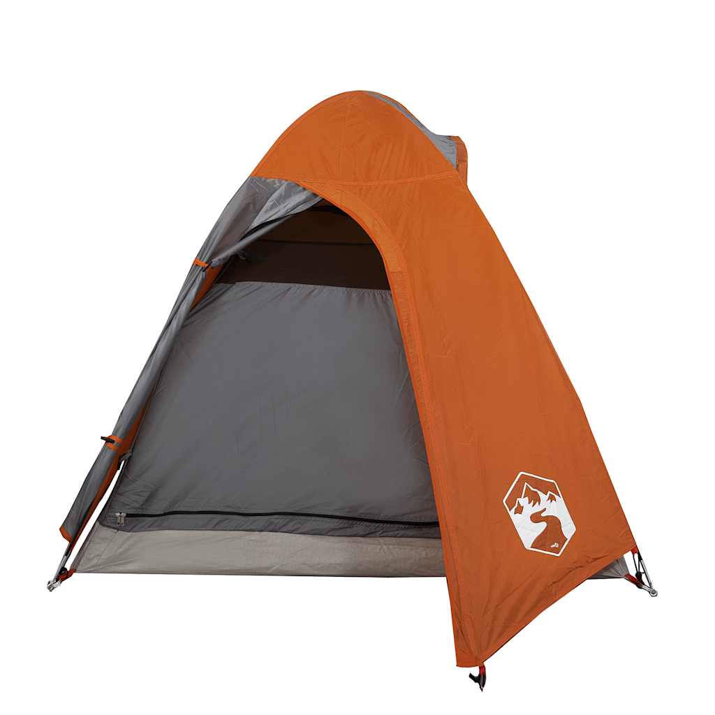 Koepeltent 2-persoons waterdicht oranje