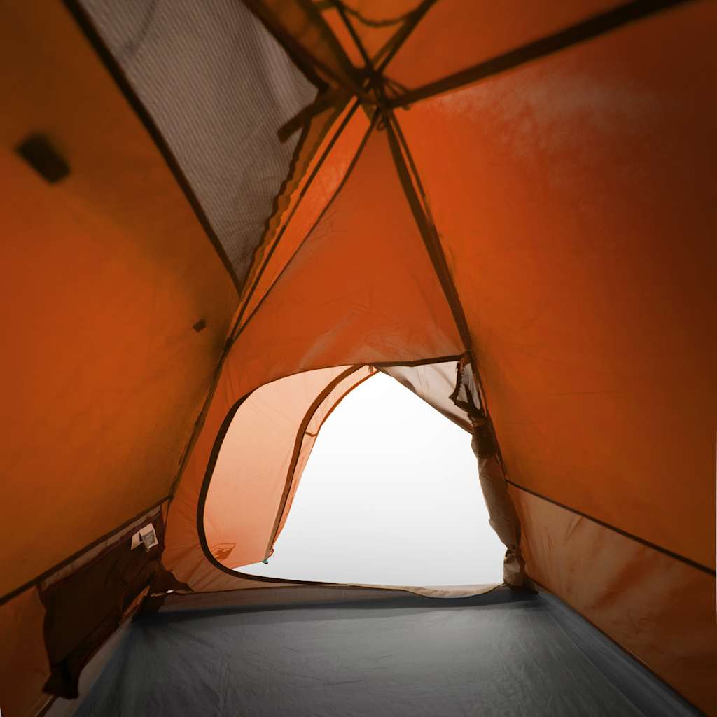 Koepeltent 2-persoons waterdicht oranje