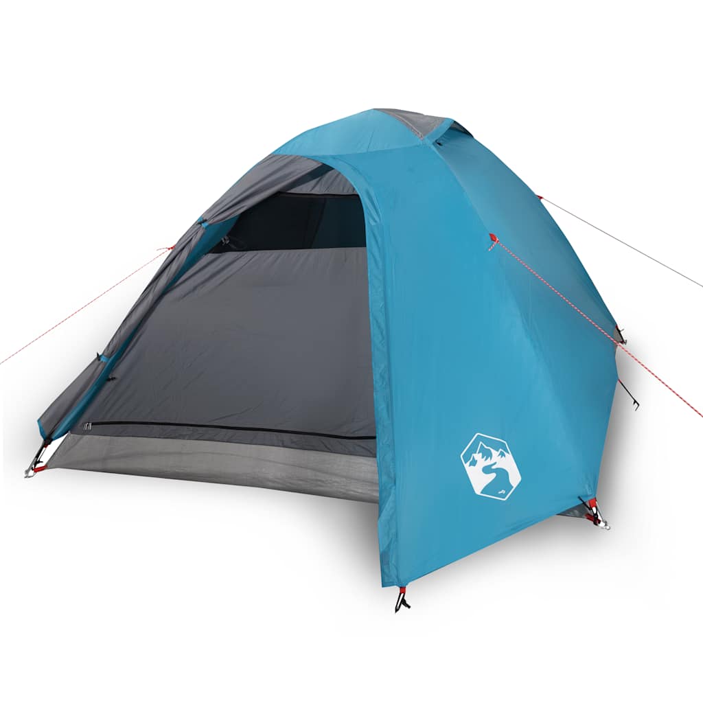 Koepeltent 3-persoons waterdicht blauw