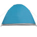 Koepeltent 4-persoons waterdicht blauw