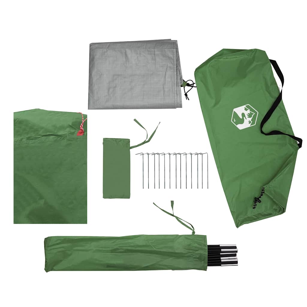 Koepeltent 2-persoons waterdicht groen