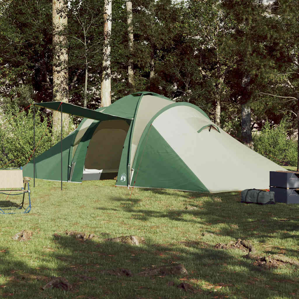 Koepeltent 6-persoons waterdicht groen